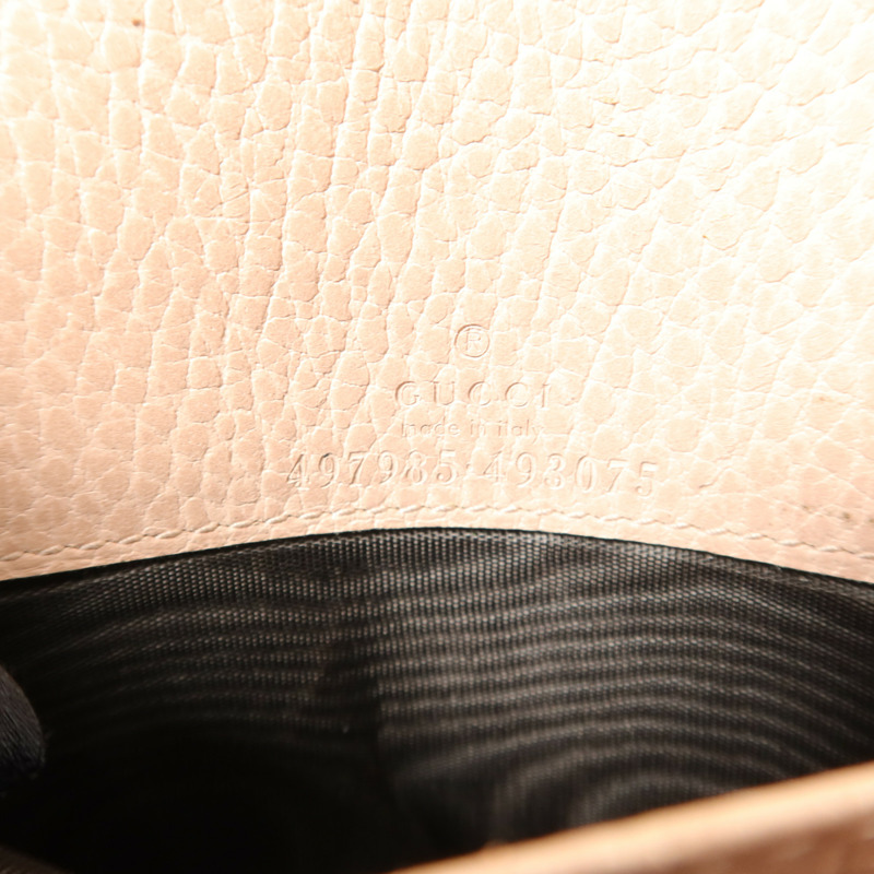 GUCCI 牛皮皮革WOC Wallet On Chain鏈帶肩背袋-5