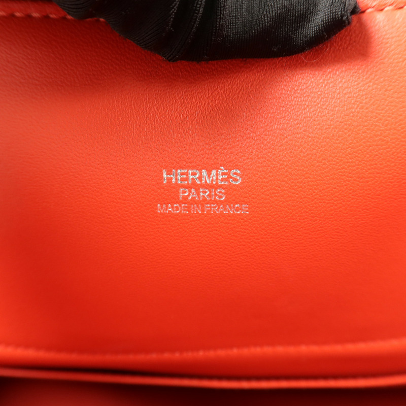 HERMES Togo皮革Bolide 31手挽袋Rouge Pivoine-5