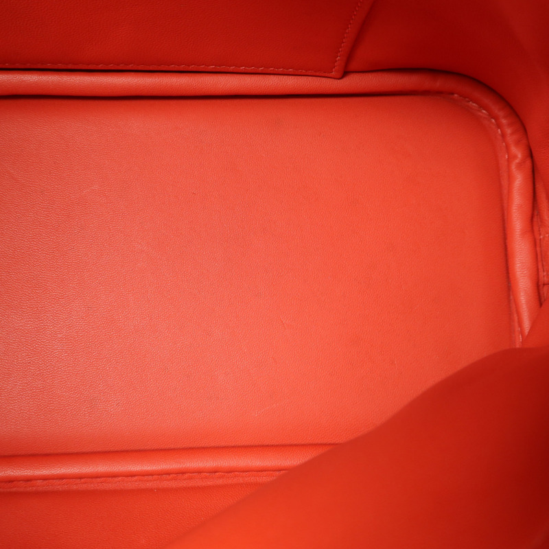 HERMES Togo皮革Bolide 31手挽袋Rouge Pivoine-18
