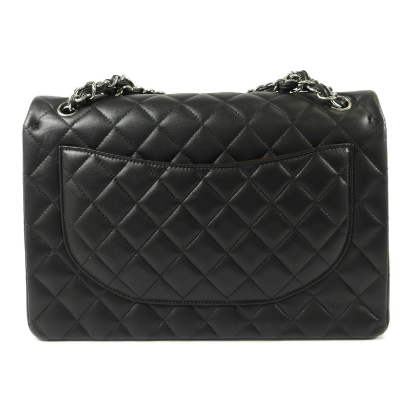 CHANEL 羊皮皮革Maxi Classic鏈帶肩背袋-1