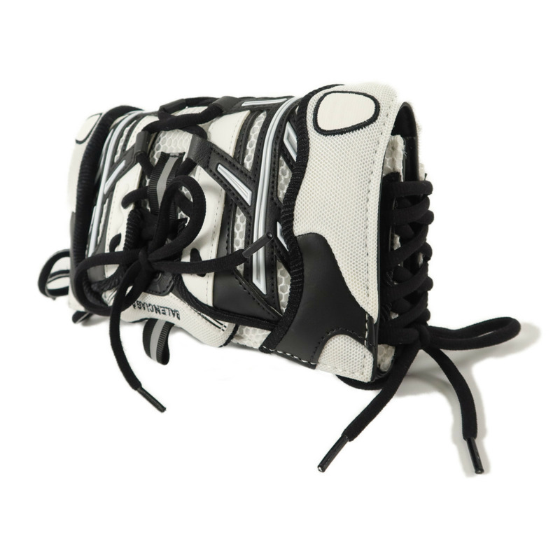BALENCIAGA 尼龍/牛皮皮革Sneakerhead Phone Crossbody Bag肩背袋-2