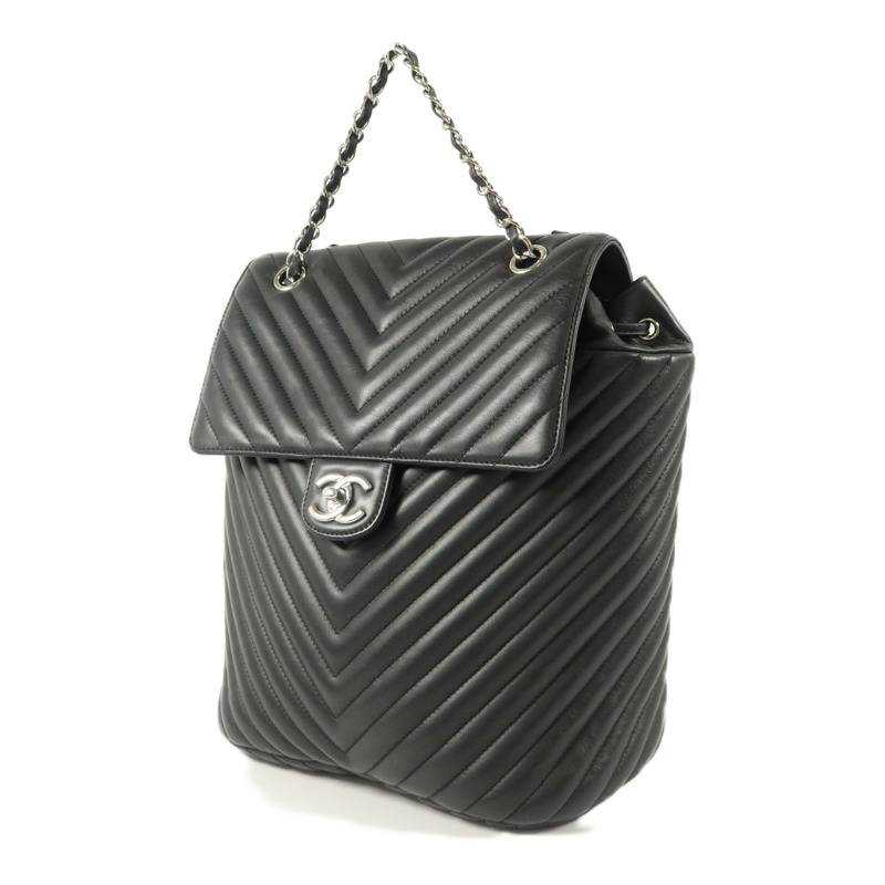 CHANEL 羊皮皮革Urban Spirit Backpack背包-2