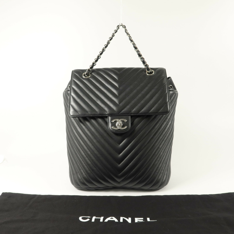CHANEL 羊皮皮革Urban Spirit Backpack背包-9