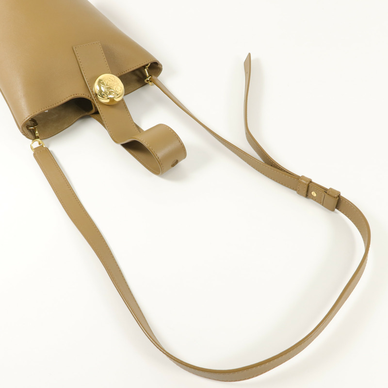 LOEWE 牛皮皮革Pebble Bucket Mini手挽肩背兩用袋-7