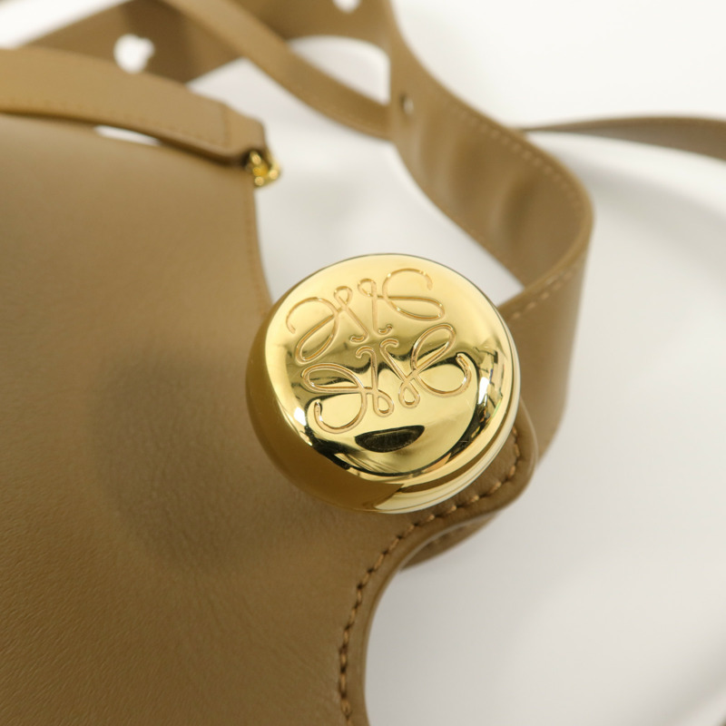 LOEWE 牛皮皮革Pebble Bucket Mini手挽肩背兩用袋-8