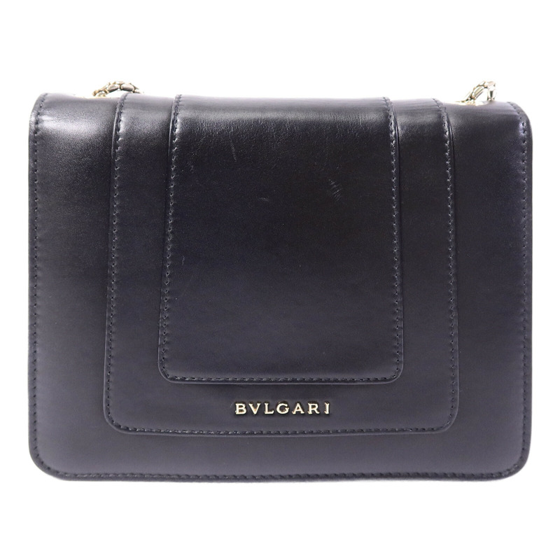 BVLGARI 牛皮皮革Serpenti Forever Small鏈帶肩背袋-1