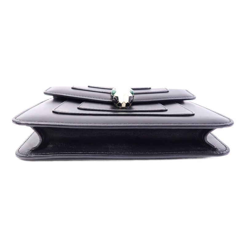 BVLGARI 牛皮皮革Serpenti Forever Small鏈帶肩背袋-3