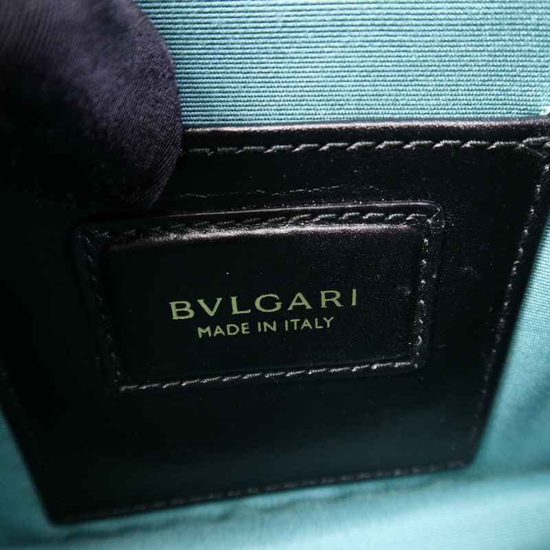 BVLGARI 牛皮皮革Serpenti Forever Small鏈帶肩背袋-5