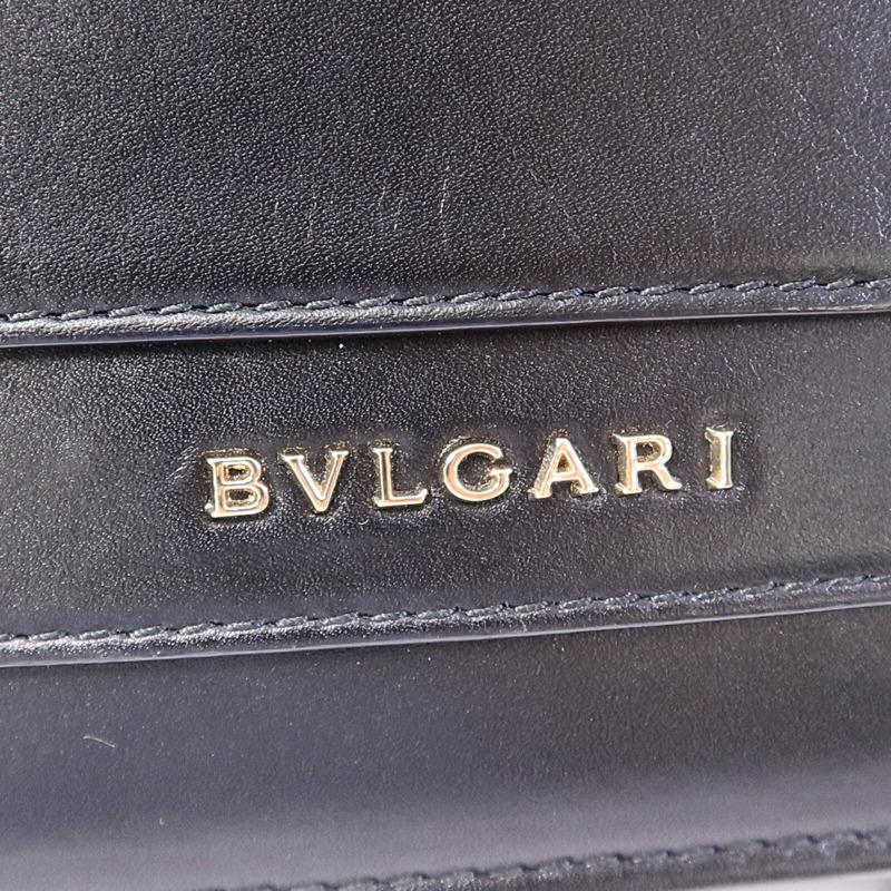 BVLGARI 牛皮皮革Serpenti Forever Small鏈帶肩背袋-15