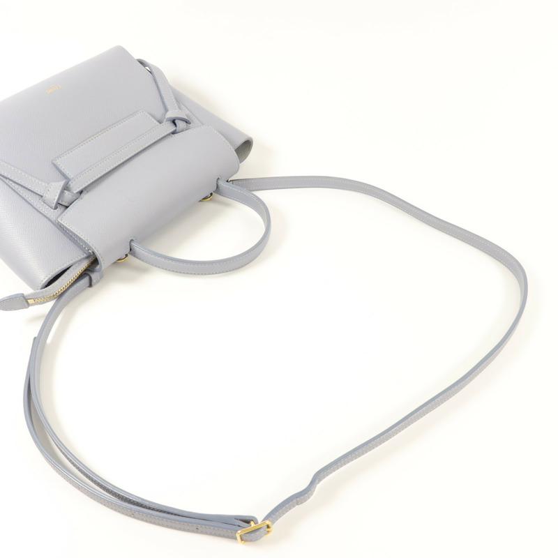 CELINE 牛皮皮革Nano Belt手挽肩背兩用袋-7