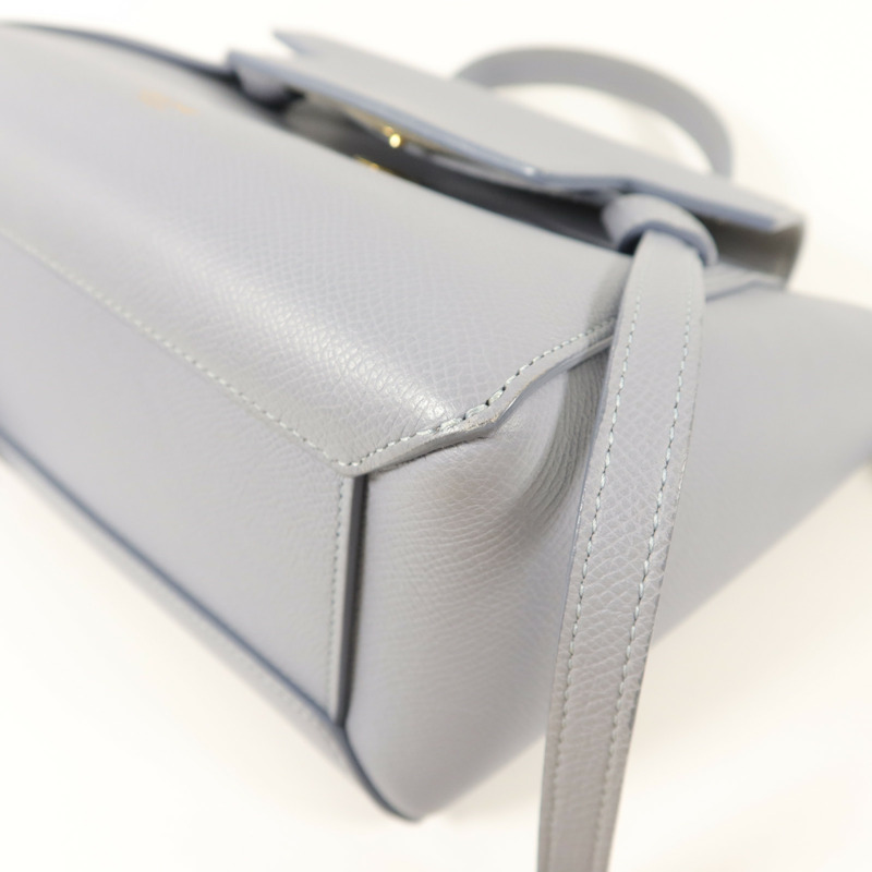 CELINE 牛皮皮革Nano Belt手挽肩背兩用袋-12