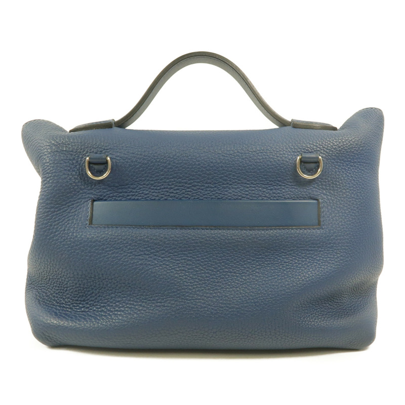 HERMES Togo皮革24/24 29cm手挽肩背兩用袋Bleu Brighton-1