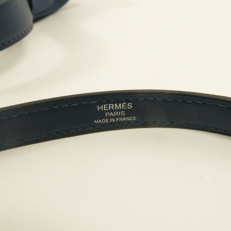HERMES Togo皮革24/24 29cm手挽肩背兩用袋Bleu Brighton-9