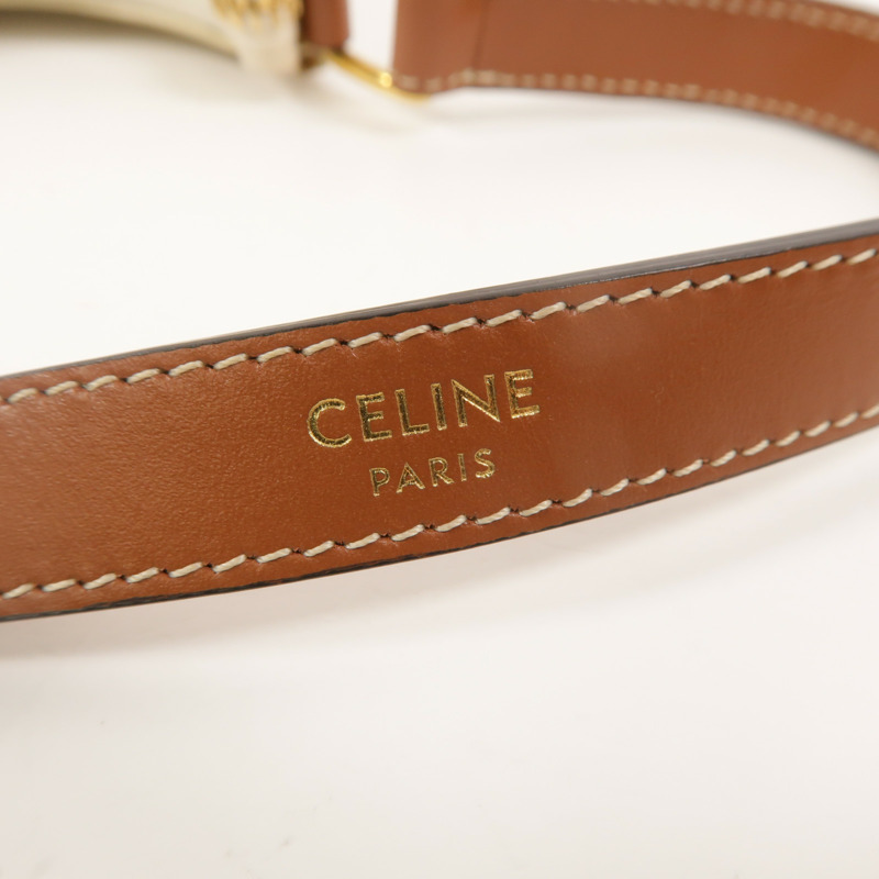 CELINE 塗層帆布Ava Mini肩背袋-5