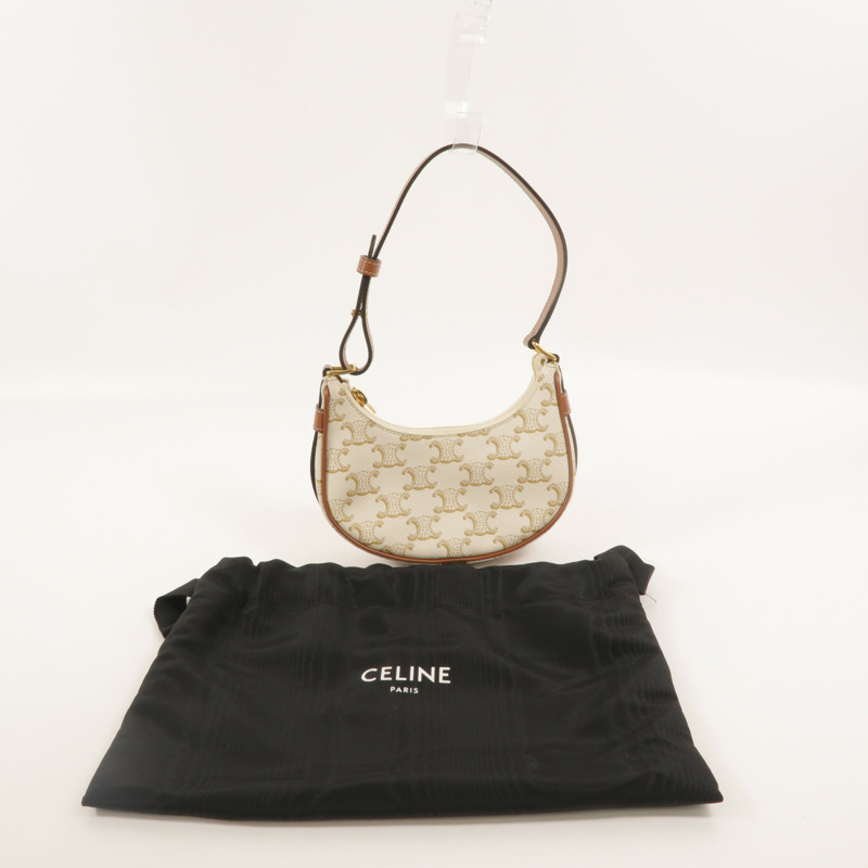 CELINE 塗層帆布Ava Mini肩背袋-9