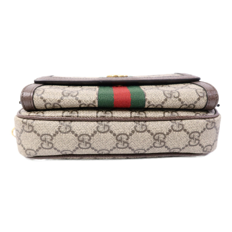 GUCCI 塗層帆布GG Supreme Shoulder Bag肩背袋-3