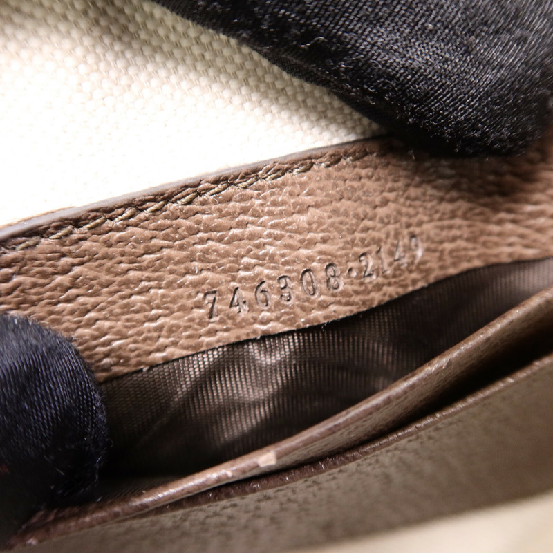 GUCCI 塗層帆布GG Supreme Shoulder Bag肩背袋-8
