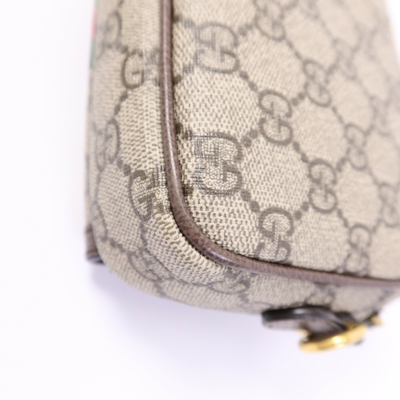 GUCCI 塗層帆布GG Supreme Shoulder Bag肩背袋-12