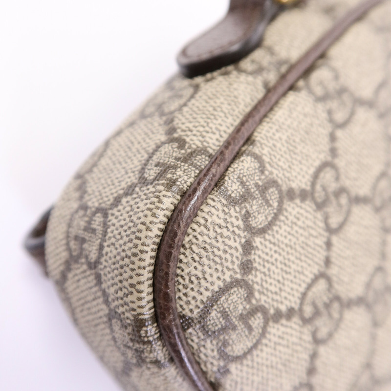 GUCCI 塗層帆布GG Supreme Shoulder Bag肩背袋-13