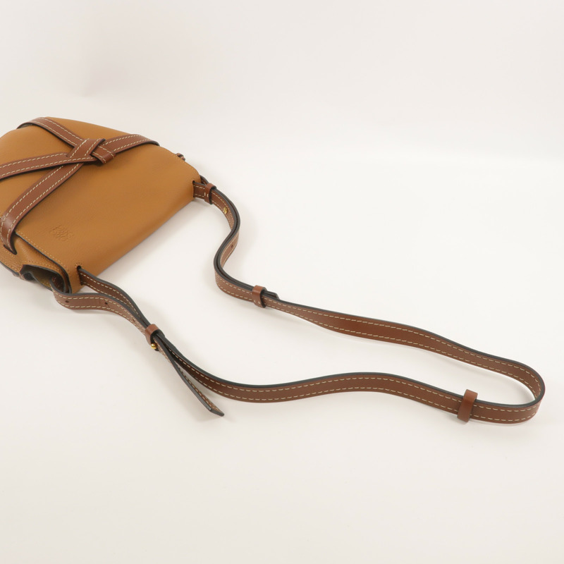 LOEWE 牛皮皮革Gate Small肩背袋-7