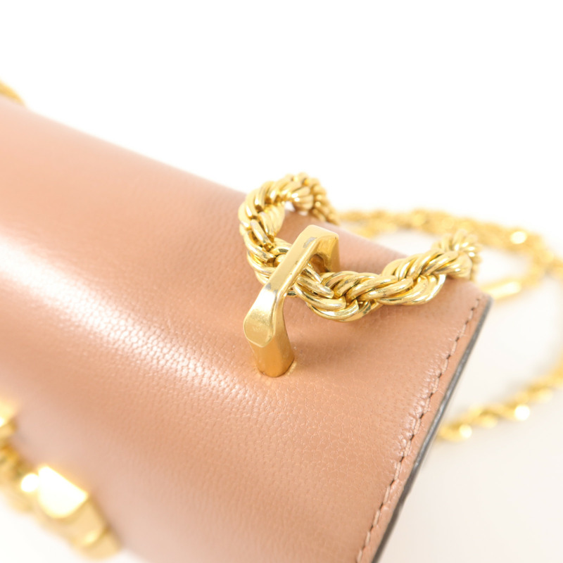 Tory Burch 牛皮皮革Chain Shoulder鏈帶肩背袋-11