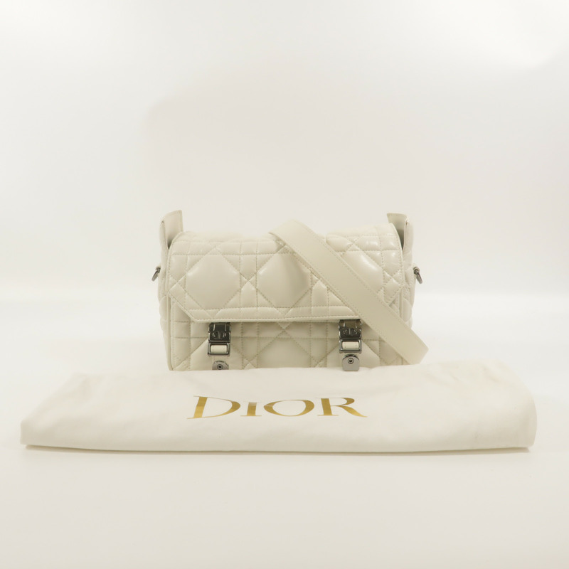 Dior 羊皮皮革Small Macrocannage Diorcamp肩背袋-8