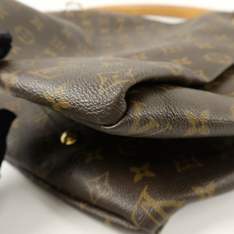 LOUIS VUITTON Monogram Artsy MM金扣肩背袋-12