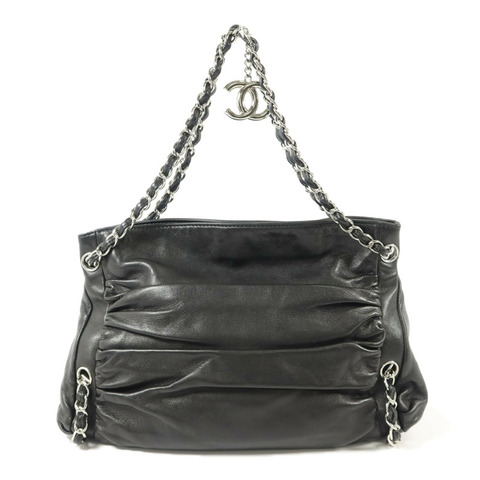 CHANEL 羊皮皮革Chain Shoulder鏈帶肩背袋
