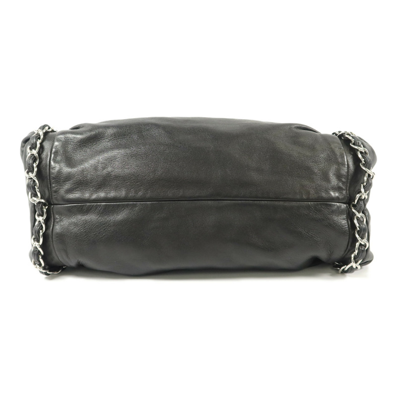 CHANEL 羊皮皮革Chain Shoulder鏈帶肩背袋-3