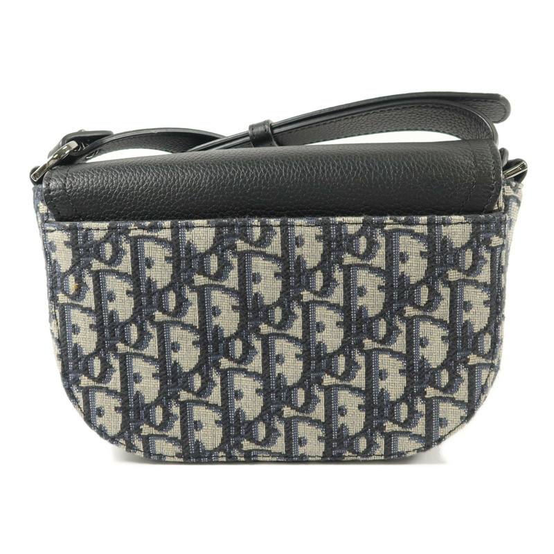 Dior 帆布/牛皮皮革Mini Saddle Messenger肩背袋-1