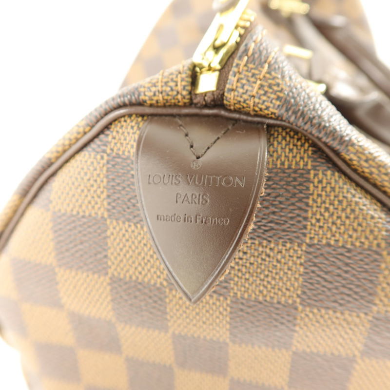 LOUIS VUITTON Damier Speedy 30手挽袋-5