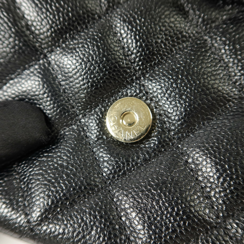 CHANEL 牛皮皮革Chain Shoulder鏈帶肩背袋-14