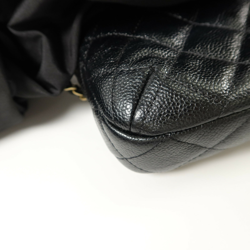 CHANEL 牛皮皮革Chain Shoulder鏈帶肩背袋-17