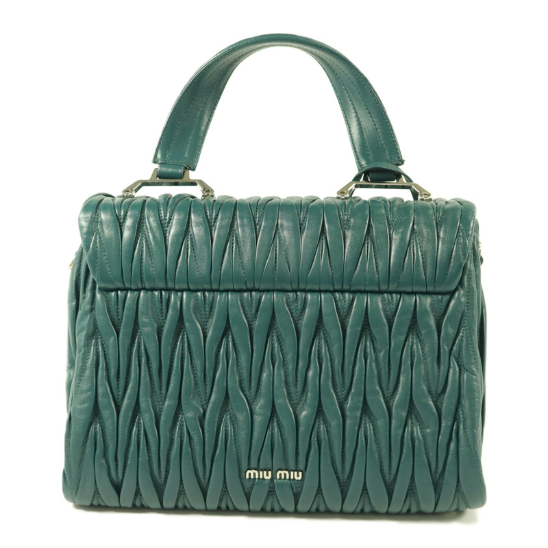 Miu Miu 牛皮皮革Matelasse 2 Way Shoulder Bag手挽肩背兩用袋-1