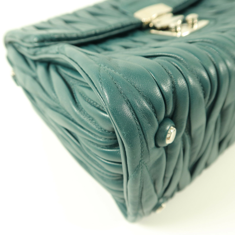 Miu Miu 牛皮皮革Matelasse 2 Way Shoulder Bag手挽肩背兩用袋-14
