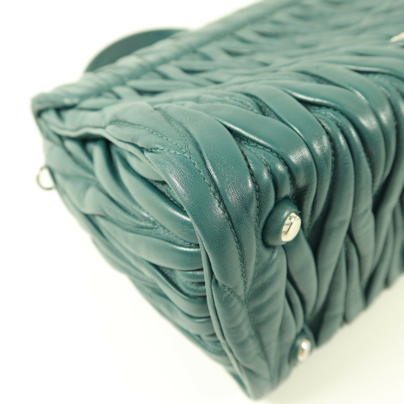 Miu Miu 牛皮皮革Matelasse 2 Way Shoulder Bag手挽肩背兩用袋-16