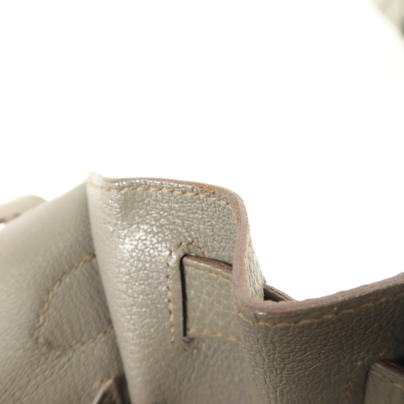 HERMES Clemence皮革Jypsiere 31肩背袋Etain-18