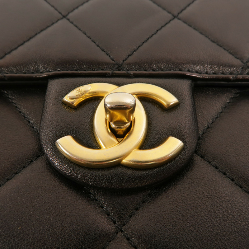 CHANEL 牛皮皮革Chain Shoulder鏈帶肩背袋-8