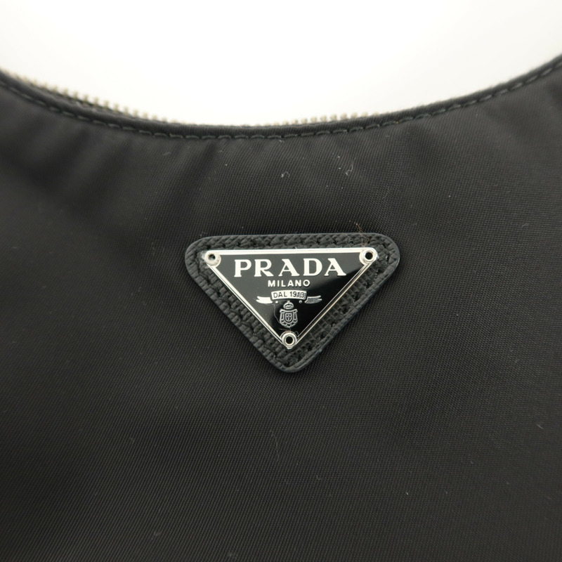 PRADA 尼龍Re-Edition 2005鏈帶肩背袋-10