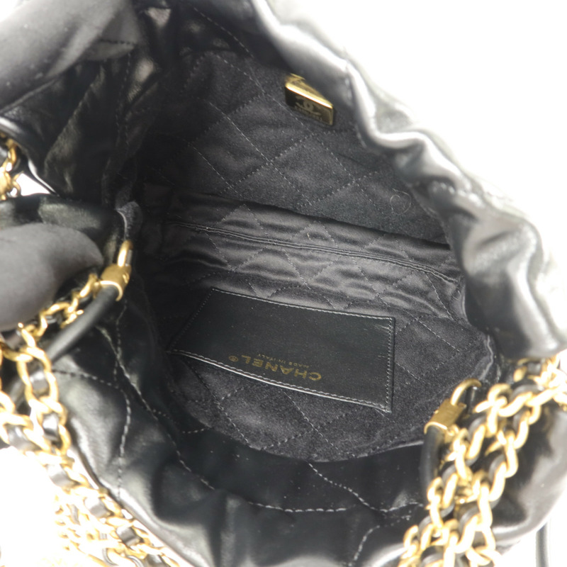 CHANEL 牛皮皮革Chanel 22 Mini手挽肩背兩用袋-4