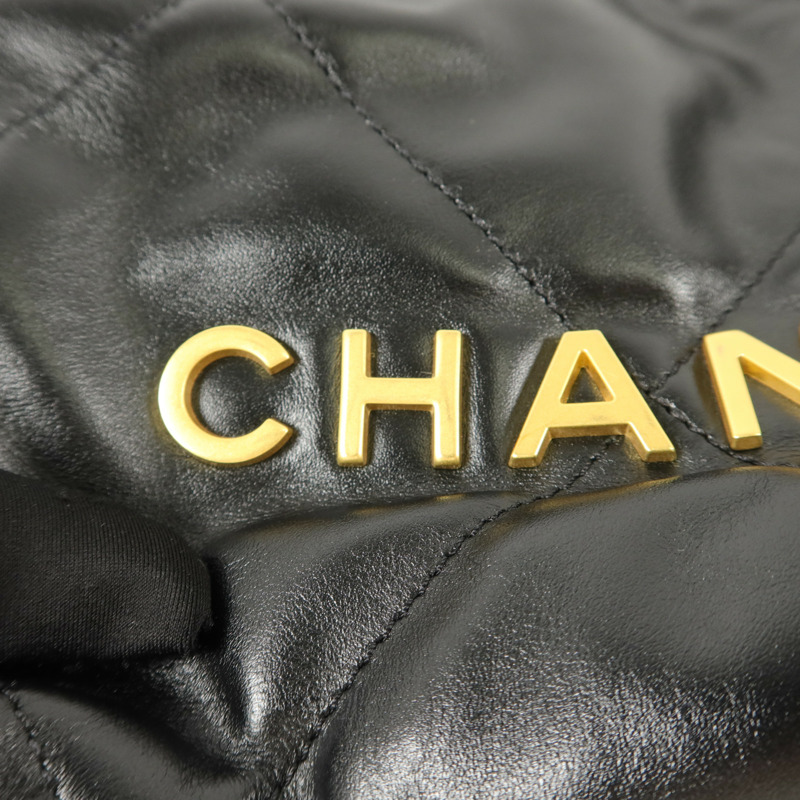 CHANEL 牛皮皮革Chanel 22 Mini手挽肩背兩用袋-9