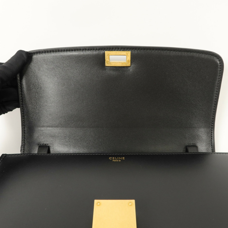 CELINE 牛皮皮革Classic Box Medium肩背袋-13