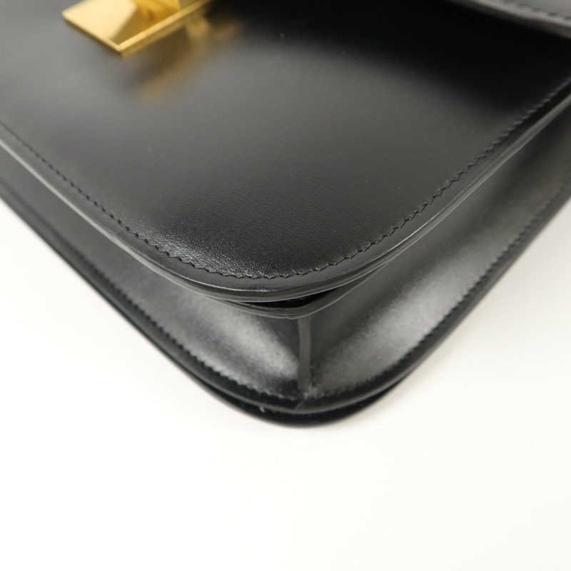CELINE 牛皮皮革Classic Box Medium肩背袋-14