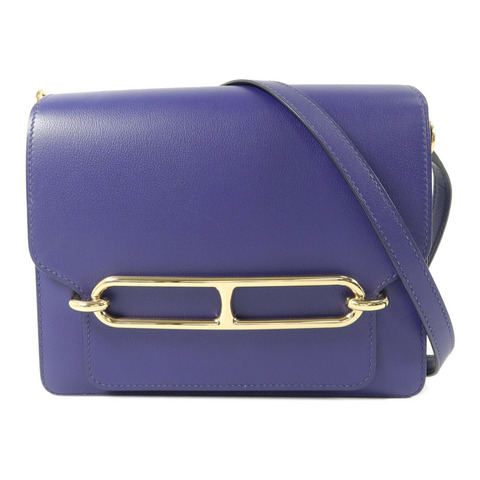 HERMES Evercolor皮革Roulis 23肩背袋Iris
