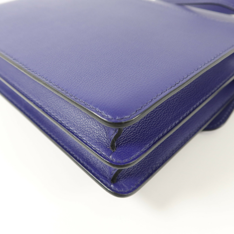 HERMES Evercolor皮革Roulis 23肩背袋Iris-14