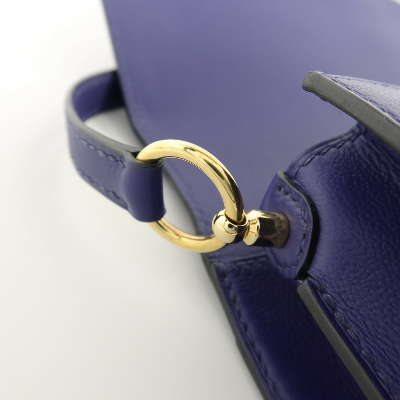 HERMES Evercolor皮革Roulis 23肩背袋Iris-16