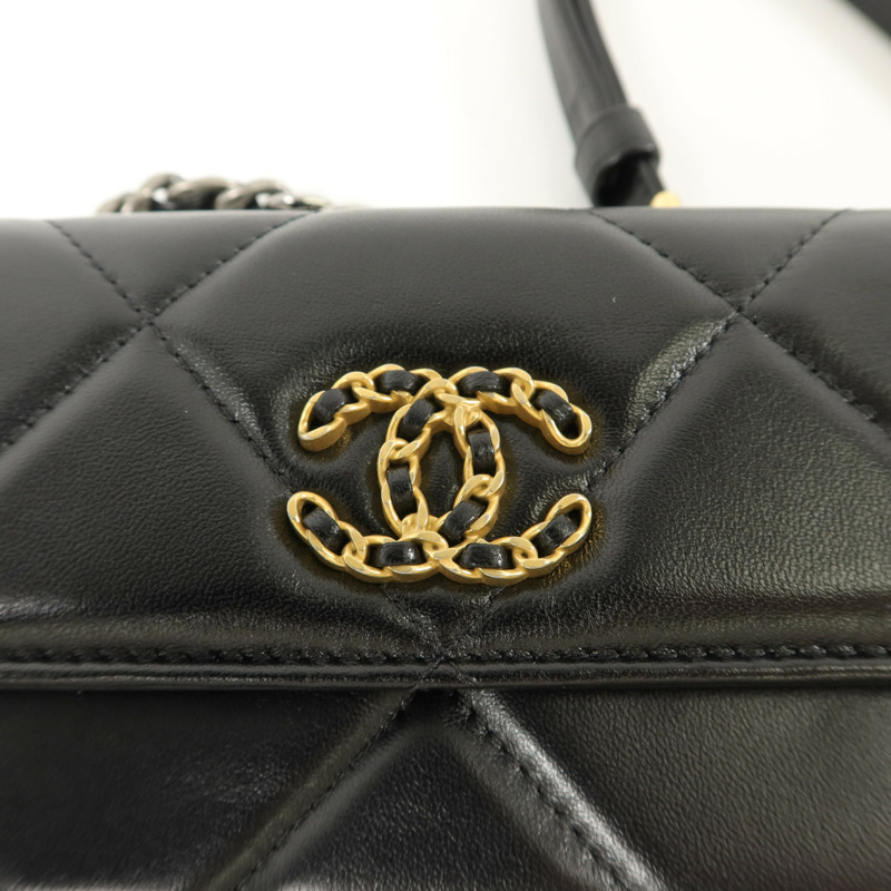 CHANEL 羊皮皮革C19 Belt Bag腰包-10