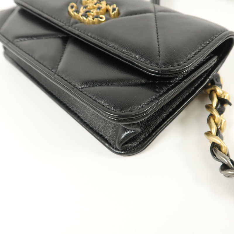 CHANEL 羊皮皮革C19 Belt Bag腰包-12