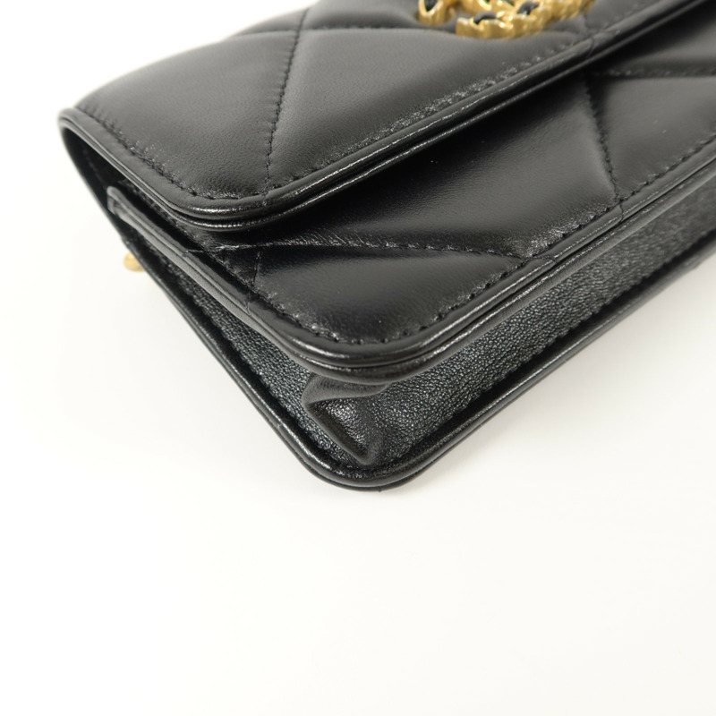 CHANEL 羊皮皮革C19 Belt Bag腰包-13