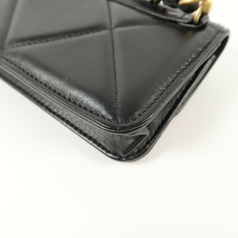 CHANEL 羊皮皮革C19 Belt Bag腰包-14